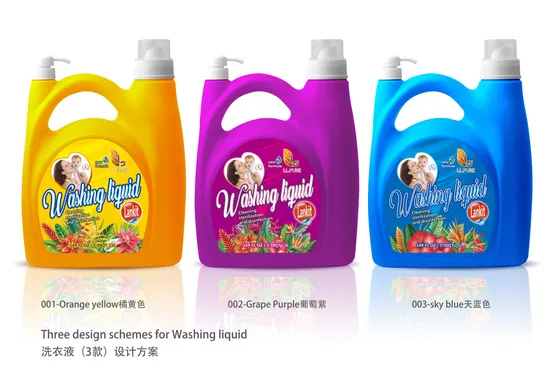 OEM卸売液体洗剤2Lボトル洗濯洗剤天然香り付き液体洗剤